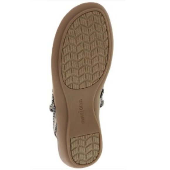 Minnetonka Silverthorne Woven Comfort Slides Thong Sandals 🆕📦⌚🏃🏻💨⚡🚚 - Picture 3 of 5